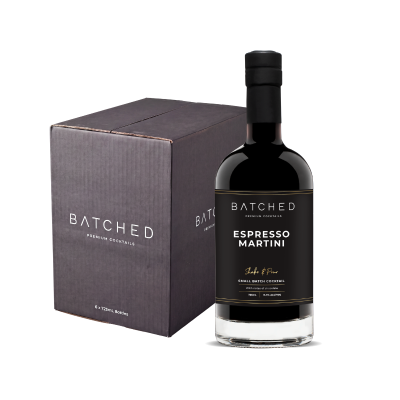 BATCHED Espresso Martini 725ml (Case 6 x Bottles)