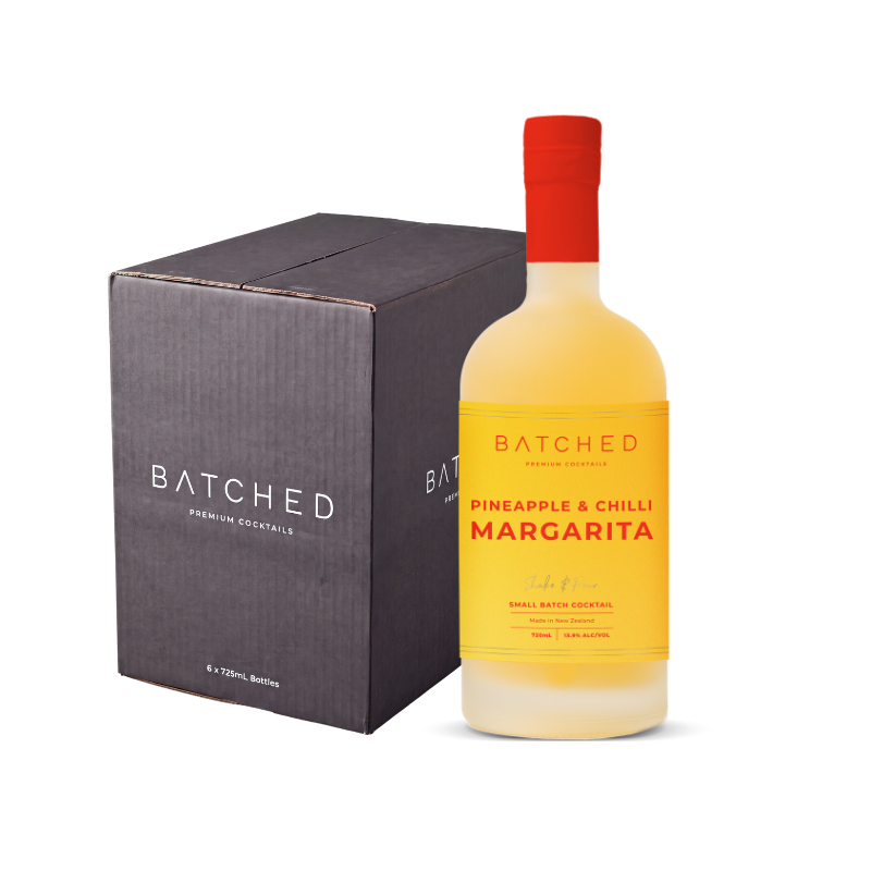BATCHED Pineapple & Chilli Margarita 725ml (Case 6 x Bottles)