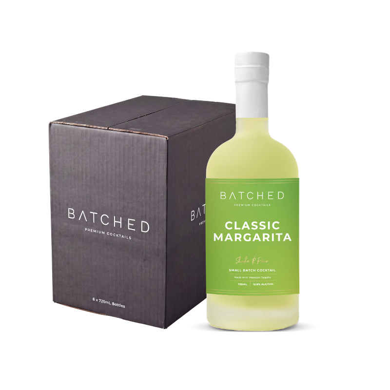 BATCHED Classic Margarita 725ml (Case 6 x Bottles)