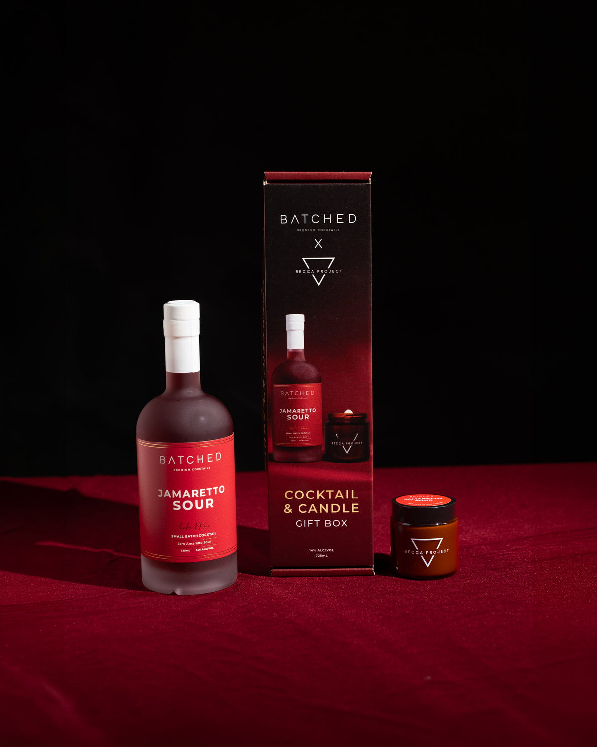 BATCHED Jamaretto Sour Cocktail & Candle Gift Set