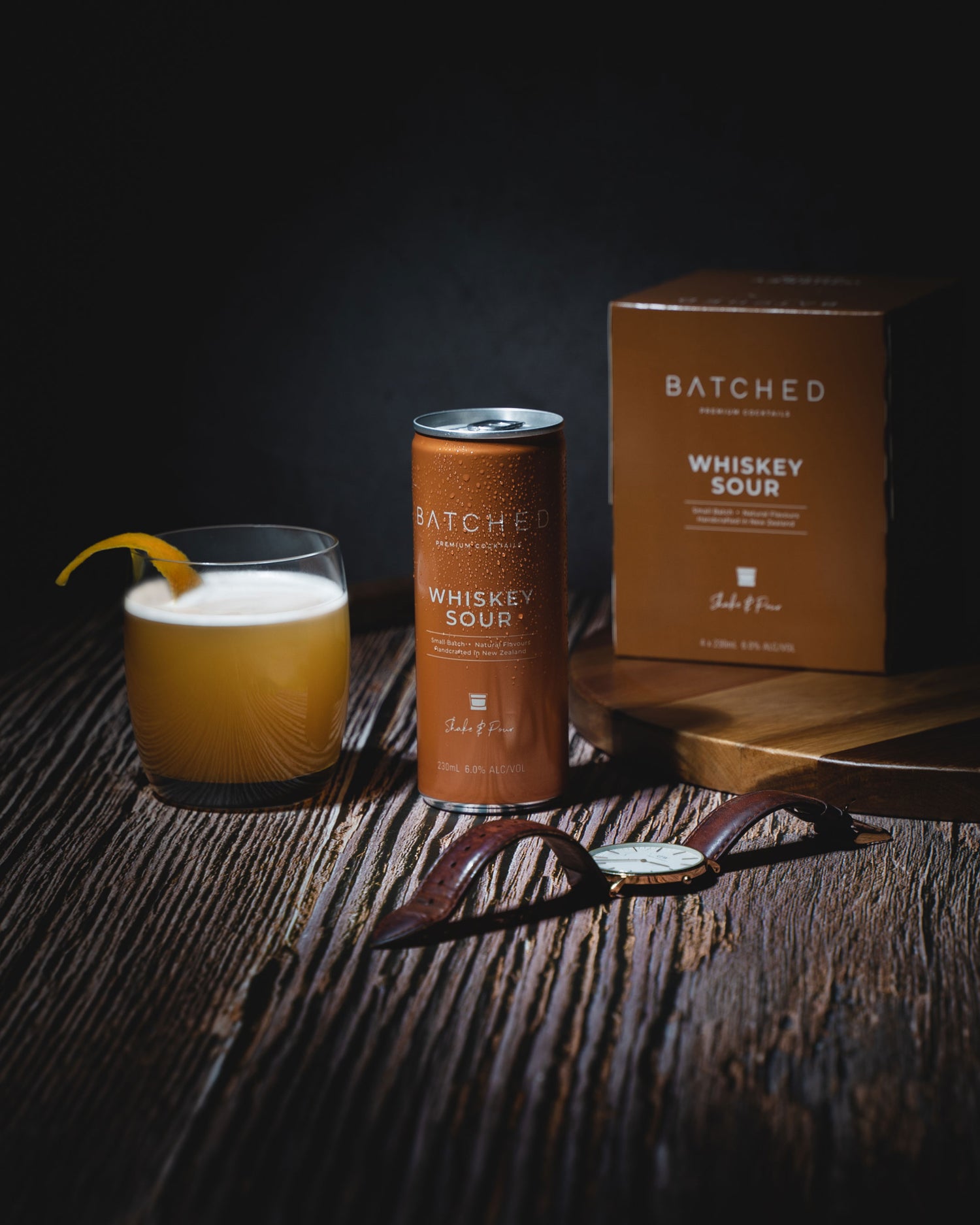 BATCHED Whiskey Sour 4 Pack Cans