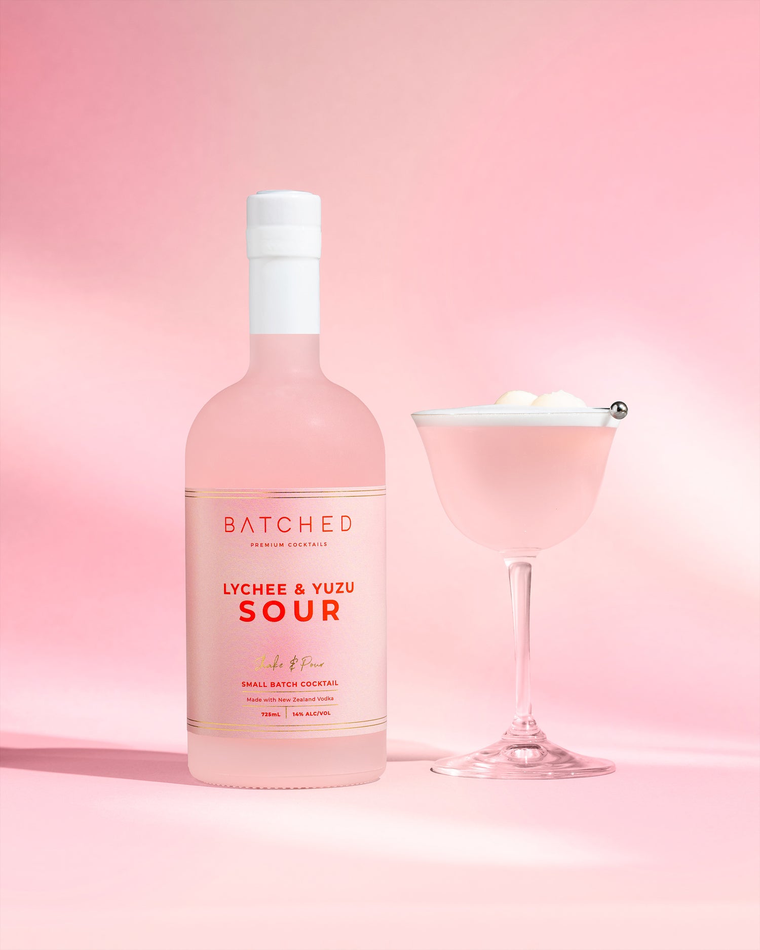 BATCHED Lychee & Yuzu Sour 725mL